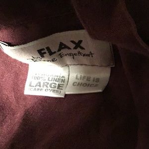 Flax Button Down Shirt